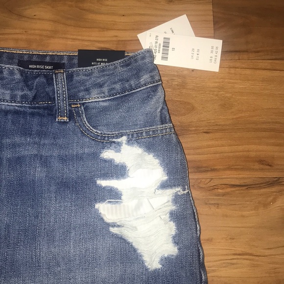 High Rise Denim Skirt - Picture 3 of 3